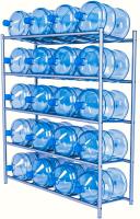 Стойка для 20 бутылей по 19 литров разборная картинки